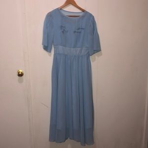 Nwot Vintage Light blue dress